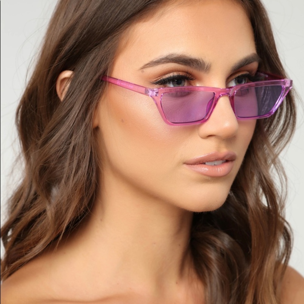 Pink retro sunglasses